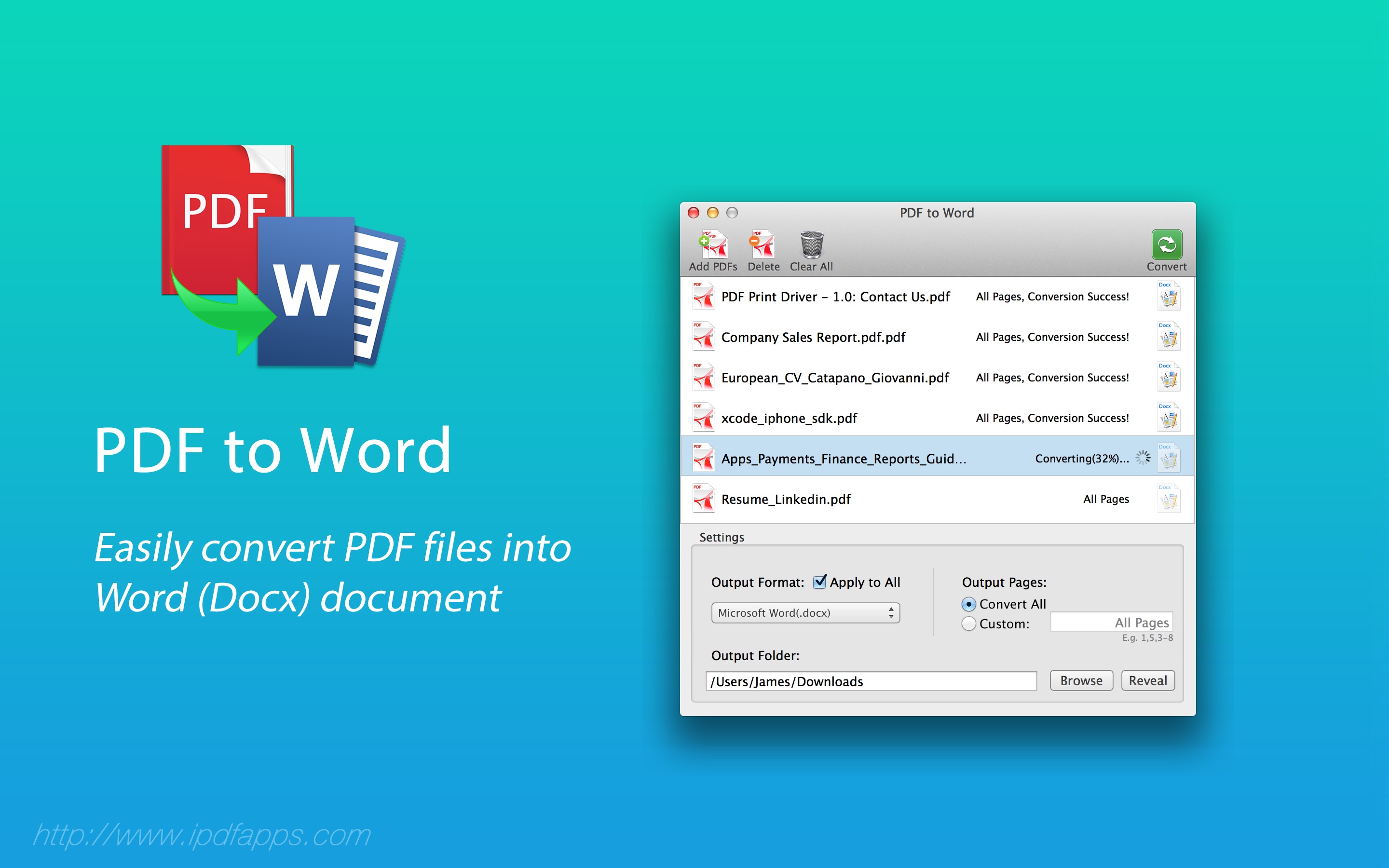 PDF to Word Mac 