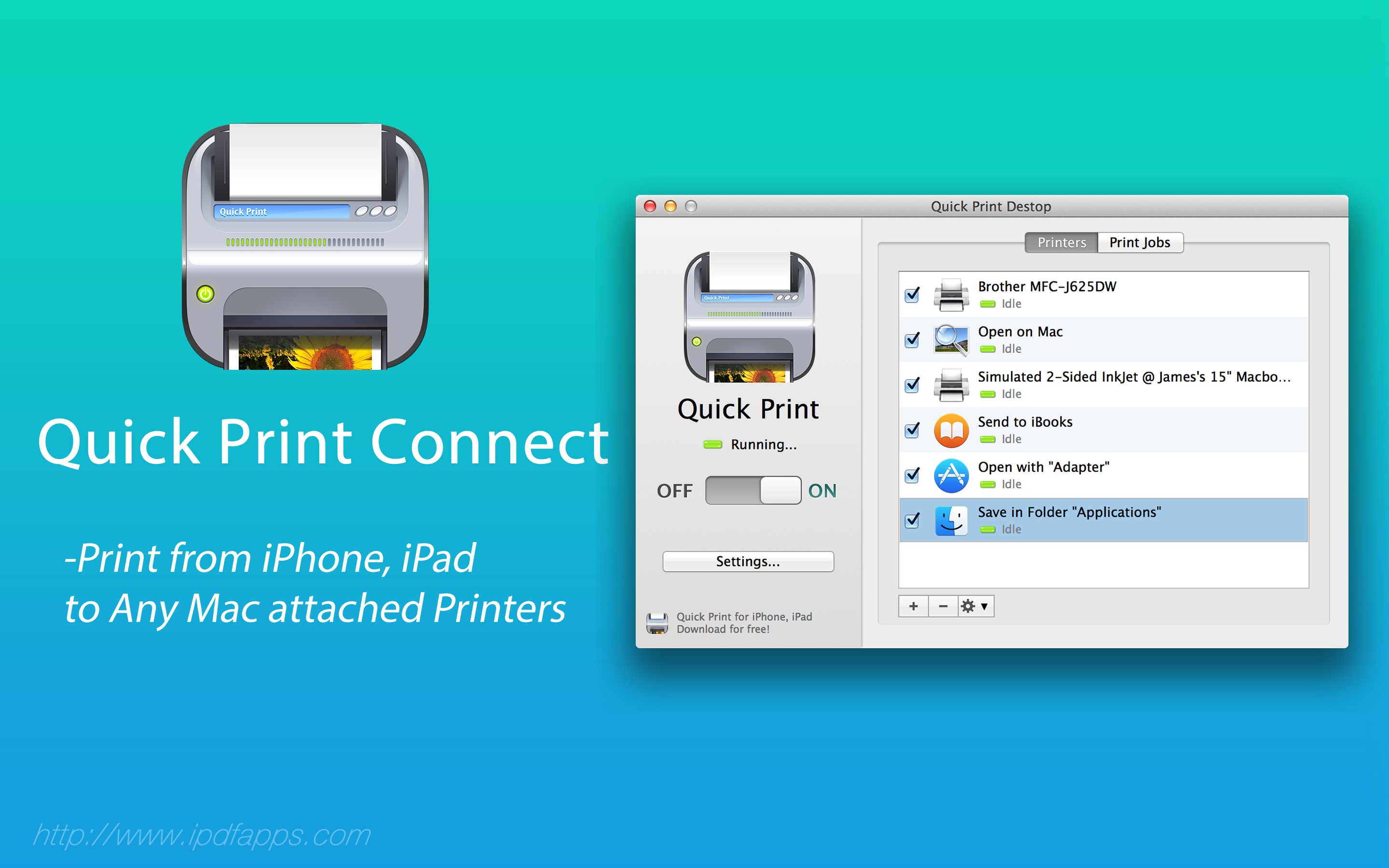 Quick print connect mac